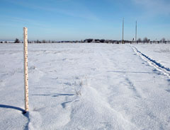 Характеристика снежного покрова в 2013 году