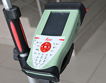 На конференции демонстрировалось GPS-оборудование компании Leica Geosystems