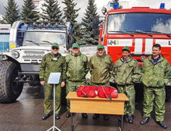 Заместитель полпреда Президента в ЦФО осмотрел противопожарную технику Центрально-Черноземного заповедника