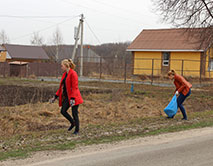 Волонтёры из Курского монтажного техникума в заповеднике