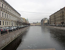 Санкт-Петербург, р. Мойка. Слева - одно из зданий ВИРа