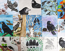 Работы победители конкурса «Грач – птица 2025 года»