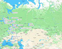 География участников конкурса «Грач – птица 2025 года»