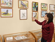 Открытие выставки детского рисунка «Грач - птица 2025 года»