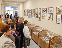 Открытие выставки детского рисунка «Грач - птица 2025 года»