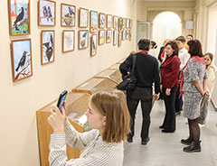 Выставка детского рисунка «Грач - птица 2025 года»