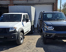 Новые автомобили для отдела охраны ЦЧЗ