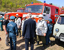 ЦЧЗ принял участие в штабной тренировке по ликвидации ландшафтных пожаров