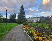 В Академгородке, ботанический сад
