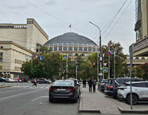 Одна из улиц Новосибирска