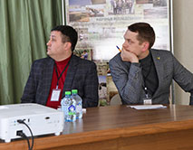 Ведущие блока - Д.А. Свиридов и Е.А. Скляр